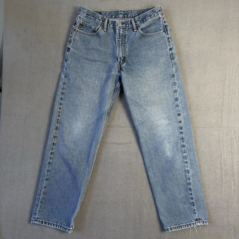Levi's 550 Jeans Men W34 L31 Light Wash 100% Cotton Relaxed Fit‎